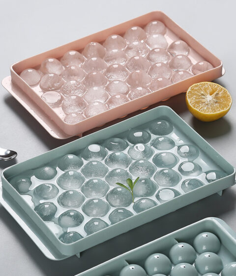 Ice Tray 3D Round Ice Molds Home Bar Party Use Round Ball Ice Cube Makers Kitchen DIY Ice Cream Moulds