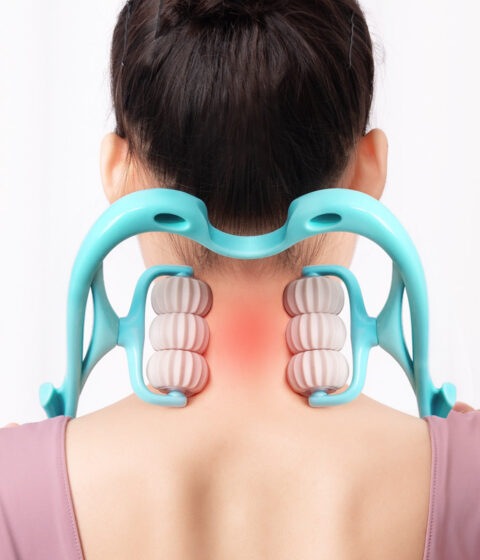 Multifunctional Six-Wheel Neck Massager