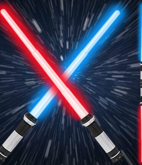 Lightsaber Kids - 2 Pack - LED Light Up Saber With Sound Retractable 7 Colors Light Saber Sword For Boys Kids Party Favors