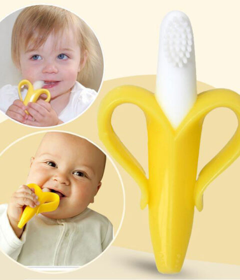 Silicon Banana Teether