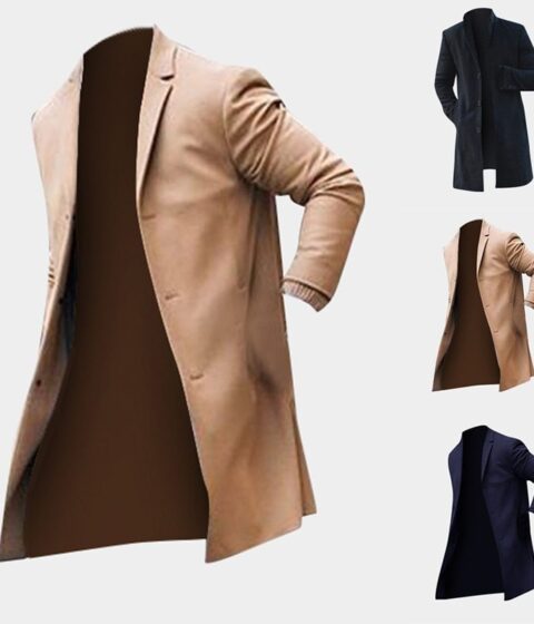 Overcoat Trench Long Jacket