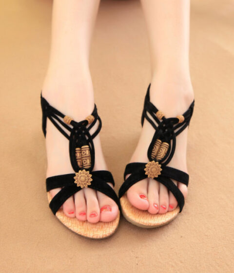 Flat Wedge Sandals