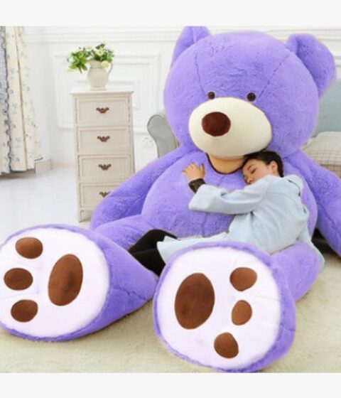 Giant Teddy Bear Plush Toy Huge  Soft Toys  Leather Shell