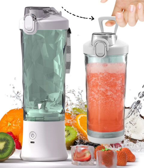 Portable Blender Juicer Personal Size Blender For Shakes And Smoothies With 6 Blade Mini Blender Kitchen Gadgets