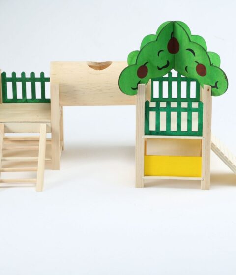 Hamster Wooden Castle House