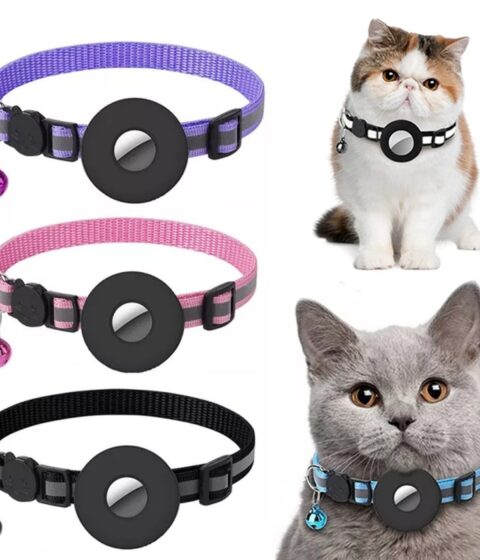 Reflective Collar Waterproof Airtags Collar