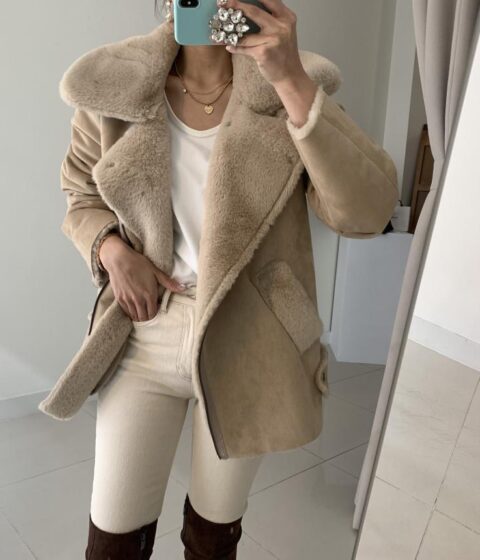 Thickened Jacket Women Long Sleeve Loose Coat