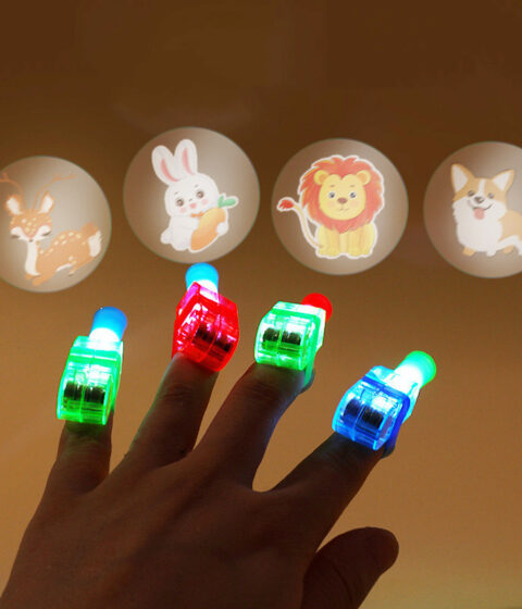 Cartoon Finger Projection Luminous Toy