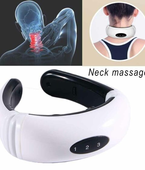 Electric Neck Massager Magnetic Pulse