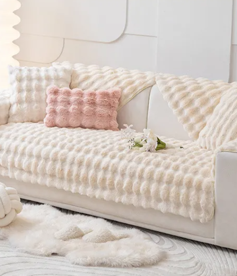 BlendyTrends™ Cozy Plush Sofa Cover